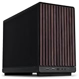 Lian Li DAN Cases A3-mATX PC-Gehäuse, anpassbares Layout, 415 mm GPU-Klarheit, unterstützt bis zu 360 mm Radiatoren, Stahl, Kunststoff, Schwarz