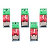 Netzteilwechsel-Modul, Triggerboard-Modul, Überspannungsschutz, 5 Stück, USB Typ C PD, unterstützt für Reparaturen