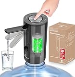 KitchenBoss Wasserflaschen Pumpe Flaschen Wasserspender: USB-Ladung Elektrischer Wasserspender 1-5 Gallonen Wasserspenderpumpe