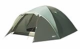 High Peak Kuppelzelt Nevada 3, Campingzelt mit Vorbau, Iglu-Zelt für 3 Personen, doppelwandig, wasserdicht, Ventilationssystem, Wetterschutz-Eingang, Moskitoschutz L 205cm x W 205cm x H 120cm