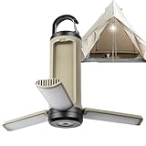 USB Wiederaufladbare Wanderlampe – Camping-Lichter | Tragbare faltbare Campinglaterne mit 6 Modi Helligkeit für Wandern Notfälle Angeln Jagd Terrasse Veranda Zelt Hinterhof