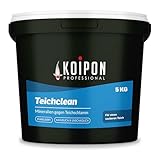 KOIPON Teichclean 5 kg Teichschlammentferner, Biologischer Abbau von Teichschlamm, Teichreinigung von Laub, Schlamm und Ablagerungen, für Fischteich oder Gartenteich
