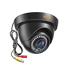 Anlapus HD 1080P Outdoor Dome Überwachungskamera 4-in-1 Kamera mit OSD Menü, 24M IR Nachtsicht, Unterstützt CVI/TVI/AHD/960H, Schwarz
