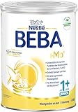 BEBA Junior 1+ Milchgetränk ab dem 1. Geburtstag, Babynahrung mit HMO 2'-FL, nur Laktose, ohne Palmöl, 1er Pack (1 x 800g)