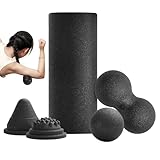 Schaumstoffrolle für körperliche Übungen, Massage-Set für den Rücken - Fitnessausrüstung für Männer Frauen Athleten Zuhause Fitnessstudio Pilates