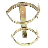 HOLIDYOYO Wandhalterung für Feuerlöscher Metall Stabiler Halter für Feuerlöscher Einfache Montage Platzsparend und Langlebig für Zuhause