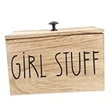 VALICLUD Aufbewahrung Sbox Für Damen Binden Pad-organizer Halter Für Wattepads Lustiges Badezimmerdekor Modernes Badezimmerzubehör Damenbinden-organizer Für Das Badezimmer Pad-spender Holz