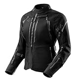 REBELHORN Hardy 3.0 Lady Motorradjacke Damen | Textil | Ellbogen, Schulter und Rückenprotektor Stufe 2 | HydraShield PRO In&Out Membran | Belüftungspaneele | Isolierweste