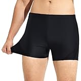 BALEAF Herren Jammers Wettkampf Schwimmjammer Atmungsaktiv Badeanzug Schwimmhose Badeshorts Sport Badehose Schwarz S