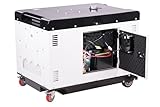 Pro-Lift-Montagetechnik Silent Diesel Stromaggregat 230V 400V 9kW Stromerzeuger 9000W Notstromaggregat - 02869