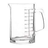 Cup 120ml Flüssigkeitsmessbecher Glas Messbecher Haushalt Verbrühschutz Hitzebeständig Milchbecher mit Griff Kaffeetasse für Küche