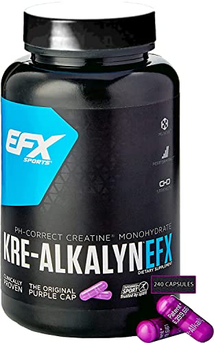 All American EFX Kre-Alkalyn 240Capsules 750 mg Efx-Kapseln (1 Serving 1500mg)