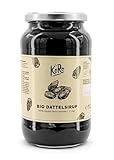 KoRo - Bio Dattelsirup 1 Liter - Ideale Zuckeralternative - Karamellähnliches Aroma - Ohne Zusatz von Zucker und Konservierungsstoffen - Aus aromatischen Deglet Nour Datteln