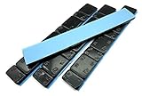 240g Auswuchtgewichte Schwarz 4x60g Riegel 5g+10g Aufteilung mit Abrisskante