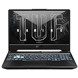 ASUS TUF Gaming A15 FA506NFR-HN008 Gaming-Laptop, 39,6 cm (15,6 Zoll), Full HD, 144 Hz, AMD Ryzen 7 7435HS-, 16 GB RAM, 512 GB SSD- RTX 2050, 4 GB, ohne Betriebssystem, Schwarz, Grafite, spanische