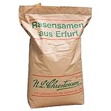 N.L Chrestensen 10kg Rasensamen Sport und Spiel für strapazierfähige Spielflächen, Hausgärten und Rasen-Nachsaat, Samen schnellkeimend, robust und dürreresistent