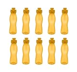 Steuber 10 Stück culinario Trinkflasche Flip Top, BPA-frei, 700 ml Inhalt, orange
