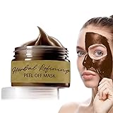 Pro-Herbal Refining Peel-Off Facial Mask, Peel-Off-Gesichtsmaske, Herbal Refining Peel-off Mask, Cleansing Pore Blackhead Remover Masks, Tiefenreinigungsmaske für Mitesser und Poren (80g)