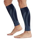 CAMBIVO 2 Paar Wadenbandage, Kompressionsstrümpfe Damen Herren, Stützstrümpfe, Compression Socks, Waden Kompression, Waden Beinlinge für Sport, Fussball, Laufen,Schwellung, Erholung