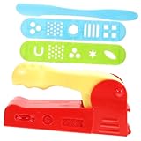 TOYANDONA 4 STÜCKE Knete Werkzeug Set Teilig Kreatives DIY Modelliermasse Zubehör aus Hochwertigem Kunststoff Buntes für Jungen und Mädchen für Sandspiel und Zuhause Kindergarten