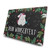 Mr. & Mrs. Panda Personalisierter Tee Adventskalender Einhorn Mitteilung - Personalisierte Geschenke, Einhörner, Spruch, witzig, Einhorn Deko,
