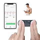 ViATOM EKG Gerät, Persönliche EKG Gerät, Kabellos Tragbarer Brustgurt-Herzgesundheits Tracker, Bluetooth Mobiles EKG Gerät, Kostenloser App für iOS & Android