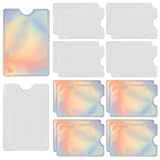 Bruislard 20 Stück RFID Blocker Kartenhülle, RFID Kartenhalter blockierende NFC Schutzhülle Kreditkartenhülle Bunt Diebstahlsichere Schutzkarte für Damen Herren, 9cm×6cm