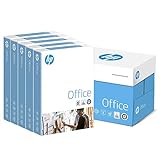 HP Kopierpapier Office CHP110: 80 g DIN-A4, 2500 Blatt (5x500) matt, weiß – Allround Kopierpapier für Büro