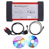 DS150E AMDS Kfz Diagnose-Tool Mutidiag Car Truck Reader OBD2 V3 2020.23 150E TCS Dual Board mit Bluetooth,DS150E Windows 11/10/8/8.1/7 Car Fault Detector Schwarz