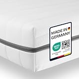 Sleepneo Matratze 140x200 - Ergonomische Kaltschaummatratze - 7 Zonen Matratze - Matratze H2 H3 - Oeko TEX Zertifiziert - Waschbarer Bezug - 2in1 Matratzen Härtegrad - atmungsaktiv - Höhe 15 cm