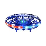 Fliegendes Spielzeug Mini UFO Drohne, EUBSWA Handgesteuerter Hover Fliegender Ball mit 360° Rotierenden & LED Licht, Geschenke für Kinder Jungen Mädchen 6-12 Jahre