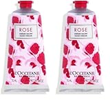 L'OCCITANE - Handcreme Rose - 75 ml - In Frankreich hergestellt (Packung mit 2)