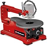 Einhell Dekupiersäge TC-SS 406 E (120 W, 50 mm Schnitthöhe, 47° neigbarer Tisch, variable Drehzahl, Blasvorrichtung, inkl. 2 Sägeblätter)