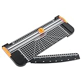 NVIYAM Papierschneider A4 Schneidemaschine Papier Schneidegerät Papierschneidemaschine Paper Cutter Hebelschneider Papier Schneider SchneidegeräT Papier Cutter mit Automatischer Sicherheit Schutz