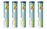 Magnesium Brausetabletten 5x20 Stk. Orangengeschmack – 200 mg Magnesium Zuckerfrei – T&D Pharma German Magnesium – Made in Germany