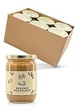 KoRo - Mandelmus Braun 6x 500 g - 100% Mandeln ohne Zucker und Salz - Nuss Creme ohne Zusätze