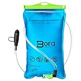 BoraSports Trinkblase 2L mit Beissventil - BPA-frei, antibakteriell und auslaufsicher für jeden Rucksack (Türkis 2L)