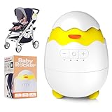 Robofun Kinderwagenschaukler-Das Original-Schlafhilfe für Babys, 5 Einstellbare Schaukelintensitäten, USB-C Aufladbar, Tragbare Schaukelfunktion für Den Kinderwagen Beweger Elektrisch,Rocker