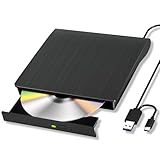 Yaeonku Externes Blu Ray CD DVD Laufwerk, USB 3.0 Typ-C 3D Bluray CD DVD BD Lese/Schreib Brenner Slim Optical Bluray, Externer Blu Ray Player für Windows XP/7/8/10/11 MacOS für PC,Laptop,Desktop,Mac