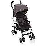 Graco TraveLite™ Buggy, ab Geburt bis ca. 3 Jahre (0-15 kg), leicht, zusammenklappbar, mit Liegeposition, stufenlos verstellbare Rückenlehne, Tragegriff, ideal als Reisebuggy, schwarz/grau, Black/Grey