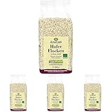 Alnatura Haferflocken extra zart, 1 x 400 g (Packung mit 4)