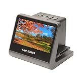 Depisuta Digitaler Film- und Folienscanner mit 5 '' LCD -Bildschirm, Konvertiert 135 (36 * 24 Mm)/126KPK/110 Film/Super8/Folie zu Digitalen JPEG -Fotos, Erstellt in 16 GB Speicher