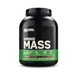 Optimum Nutrition Serious Mass hochkalorisches Proteinpulver für Masseaufbau mit 25 Vitaminen und Mineralien, Kreatinmonohydrat und Glutamin, Schokoladengeschmack, 8 Portionen, 2,73 kg