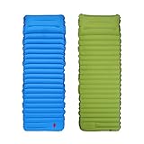 Wjsdsg Ultraleichte Selbstaufblasende Luftmatratze Verbreitertes Isomatten Spleißen Aufblasbares Bett Strand Picknick Matte Camping Zelt Luftkissen