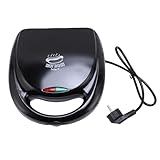 Qcwwy 6 Slot Corn Dog Maker Maschine, 850W Waffeleisen mit Auto Vorheizen Nicht-Stick-Platten Smart Küchengerät Geeignet für Familienühstück RV Kochen Party Snacks (220V)