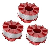 Szwaldaper Fadenspule for Rasentrimmer, for EIN-hell GE-CT 36/30 Li E Ersatzfadenspule, 2 mm 26,5 Fuß Rasentrimmer-Zubehör Ersatzspulen, for GE-CT 36/30 Li E Solo (3) Trimmer-Spulenfaden