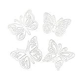 Holibanna 4 Stück Teiliges Schmetterling Stanzformen aus Hochkohlenstoffstahl DIY Prägeschablonen für Scrapbooking Grußkartenherstellung Bastelpapier Kompatibel mit Stanzmaschine Langlebig