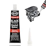 PAYFULLY Hochtemperatur Silikon Dichtmasse, Schwarz Dichtmasse Motor, Motordichtmasse Motor Dichtmasse für die Reparatur Kfz-Motorradmaschinen - 85g