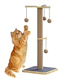 Für Katzen - Kratztonne Mit Sisal,Spielzeug Möbelschoner Haustierzubehör Für Wohnungskatzen Wandschutz Tür Teppich