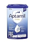 Aptamil Care PRE – Anfangsmilch von Geburt an, Mit DHA, Nur Laktose, Ohne Palmöl, Babynahrung, Milchpulver, 1x 800 g